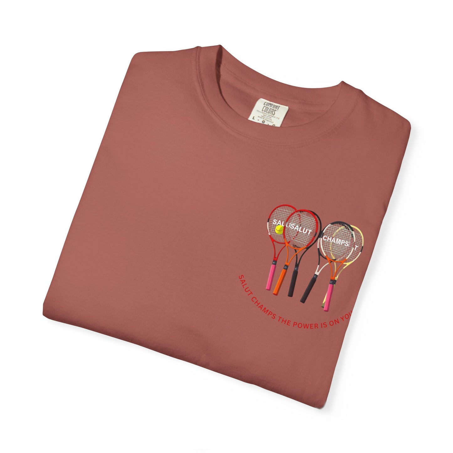 SALUT CHAMPS-ACE TENNIS TEE"
