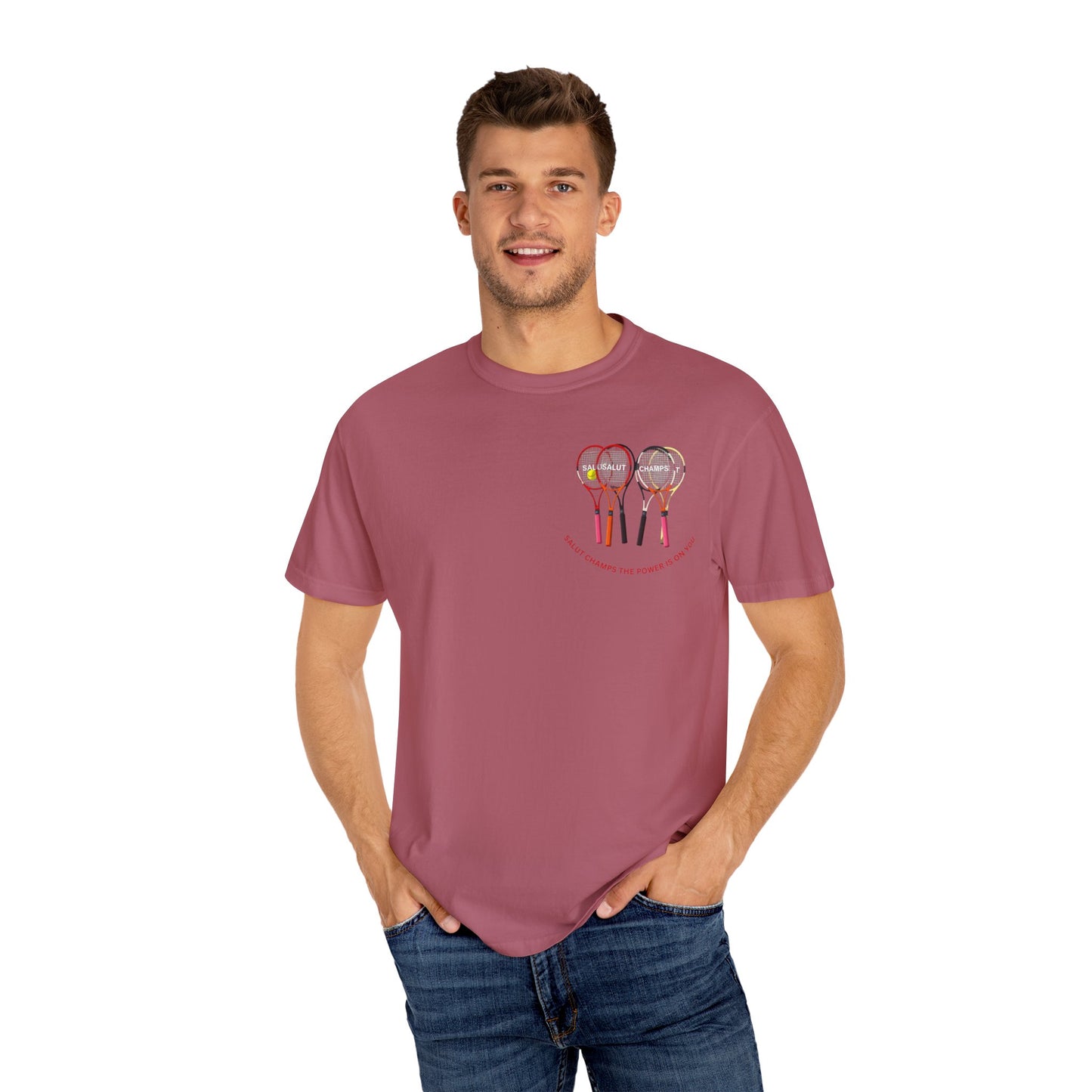 SALUT CHAMPS-ACE TENNIS TEE"
