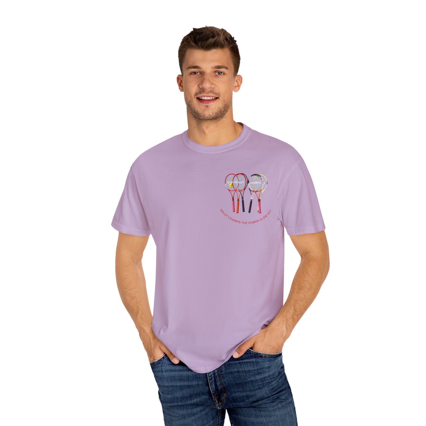 SALUT CHAMPS-ACE TENNIS TEE"