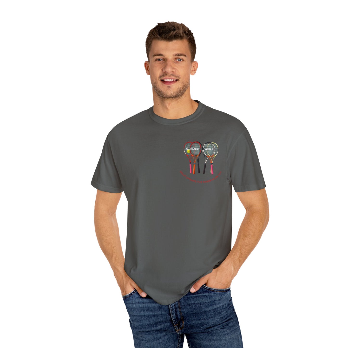 SALUT CHAMPS-ACE TENNIS TEE"