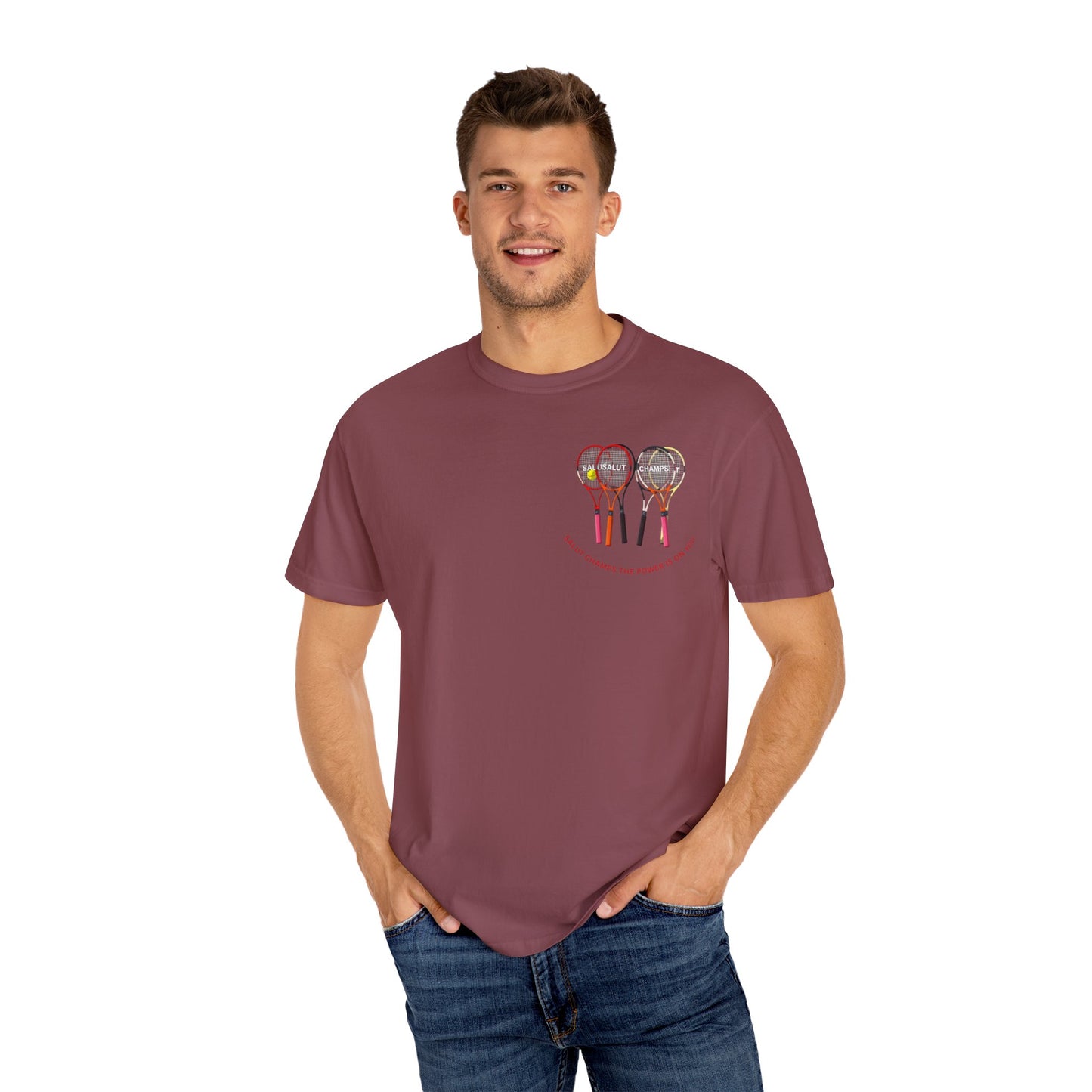 SALUT CHAMPS-ACE TENNIS TEE"