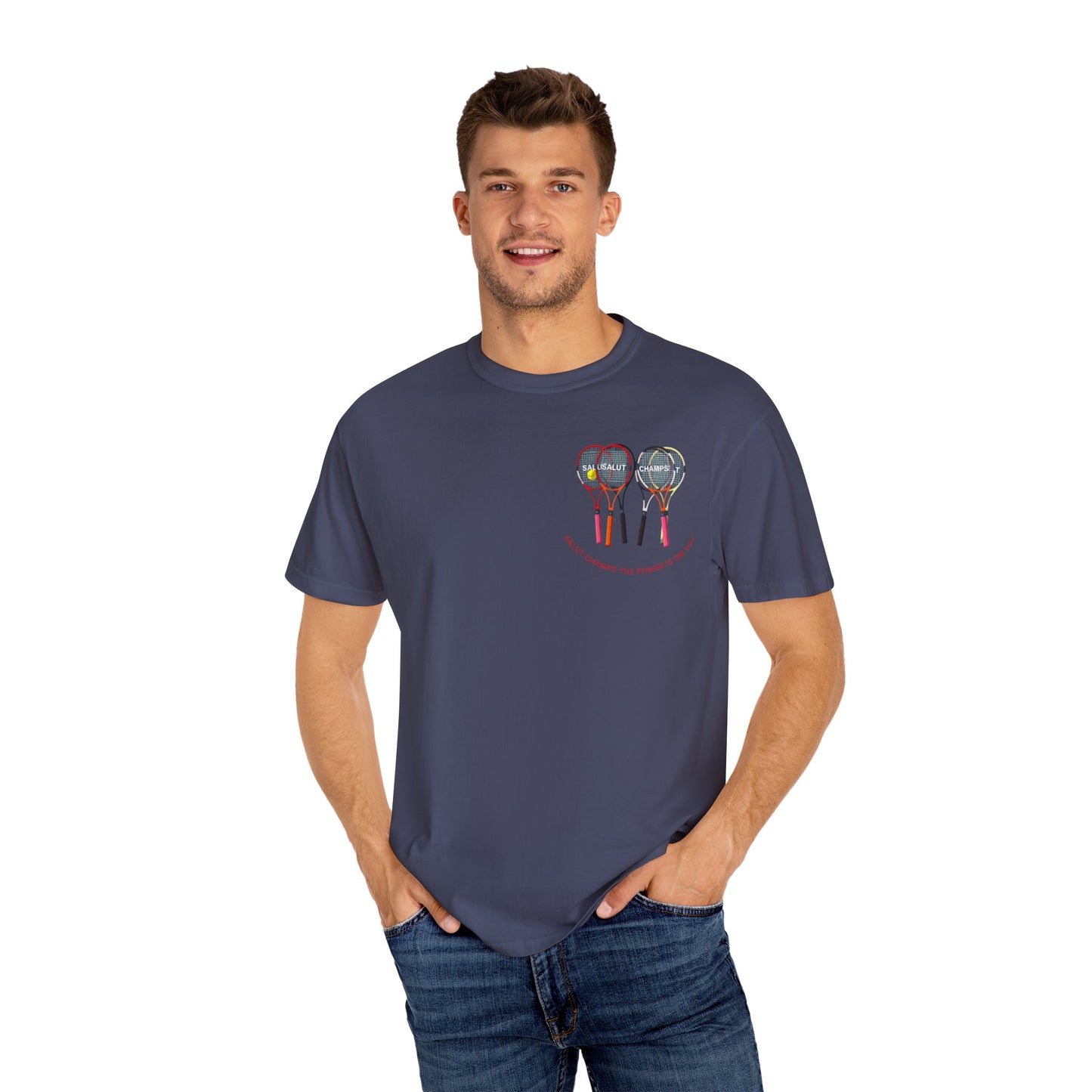 SALUT CHAMPS-ACE TENNIS TEE"