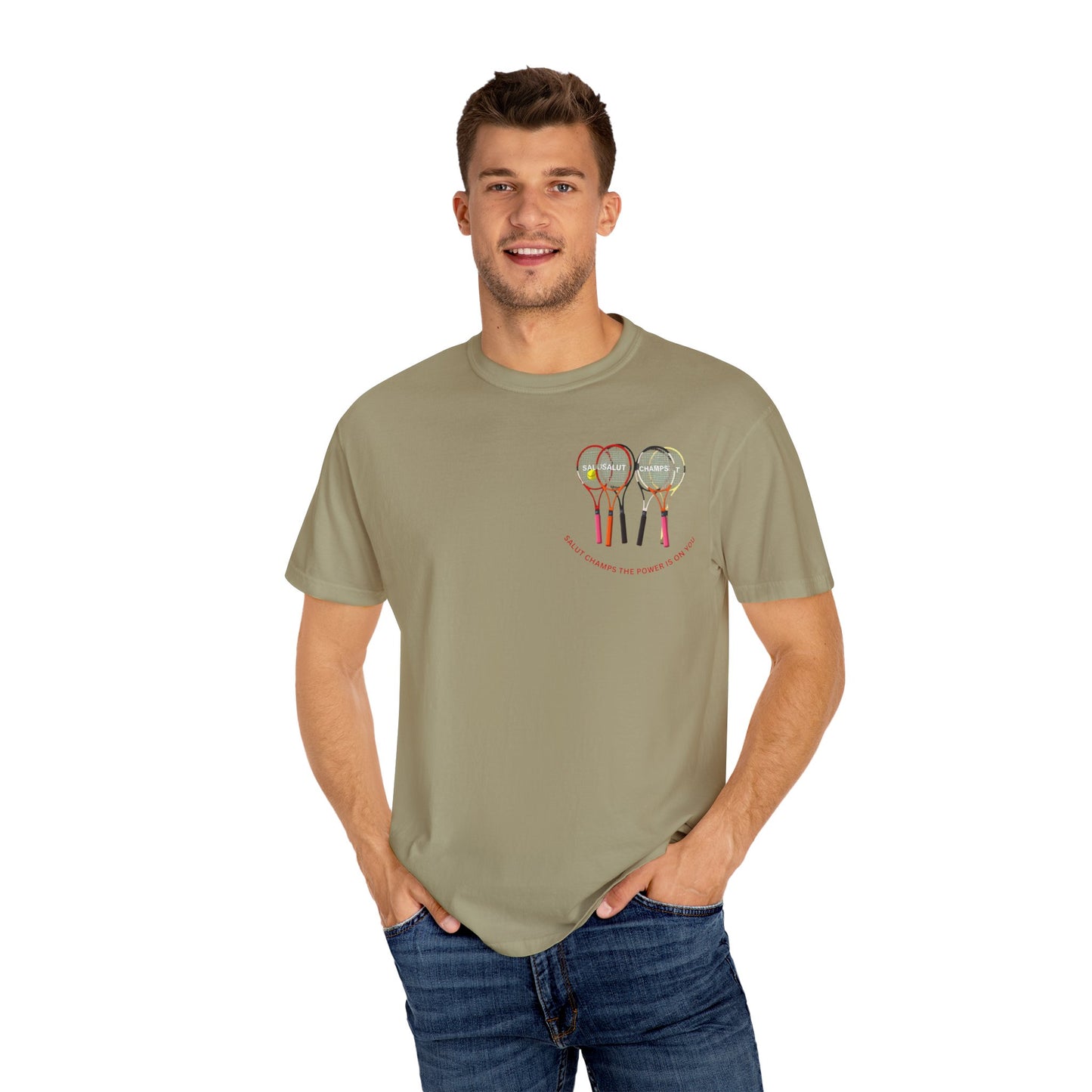 SALUT CHAMPS-ACE TENNIS TEE"