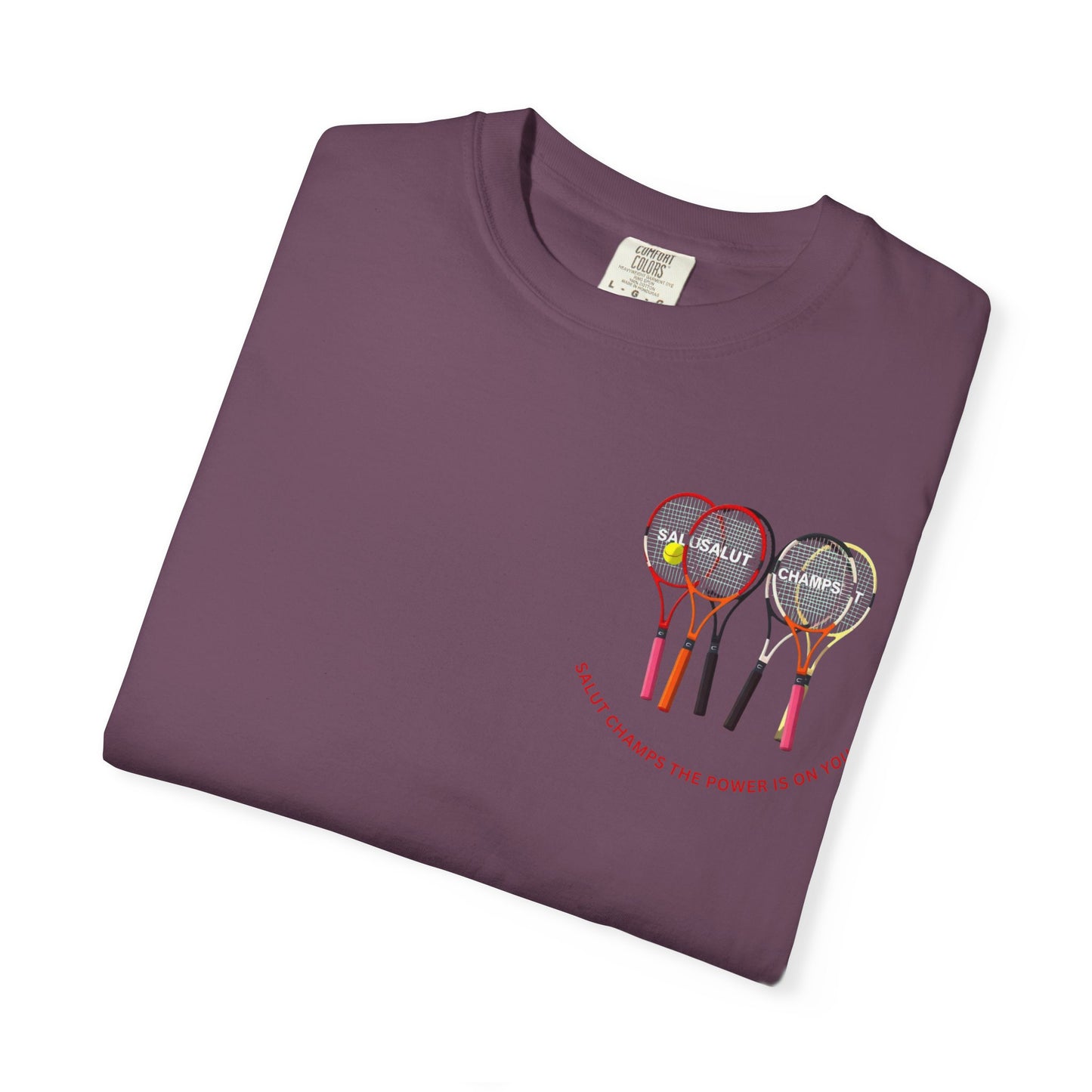 SALUT CHAMPS-ACE TENNIS TEE"
