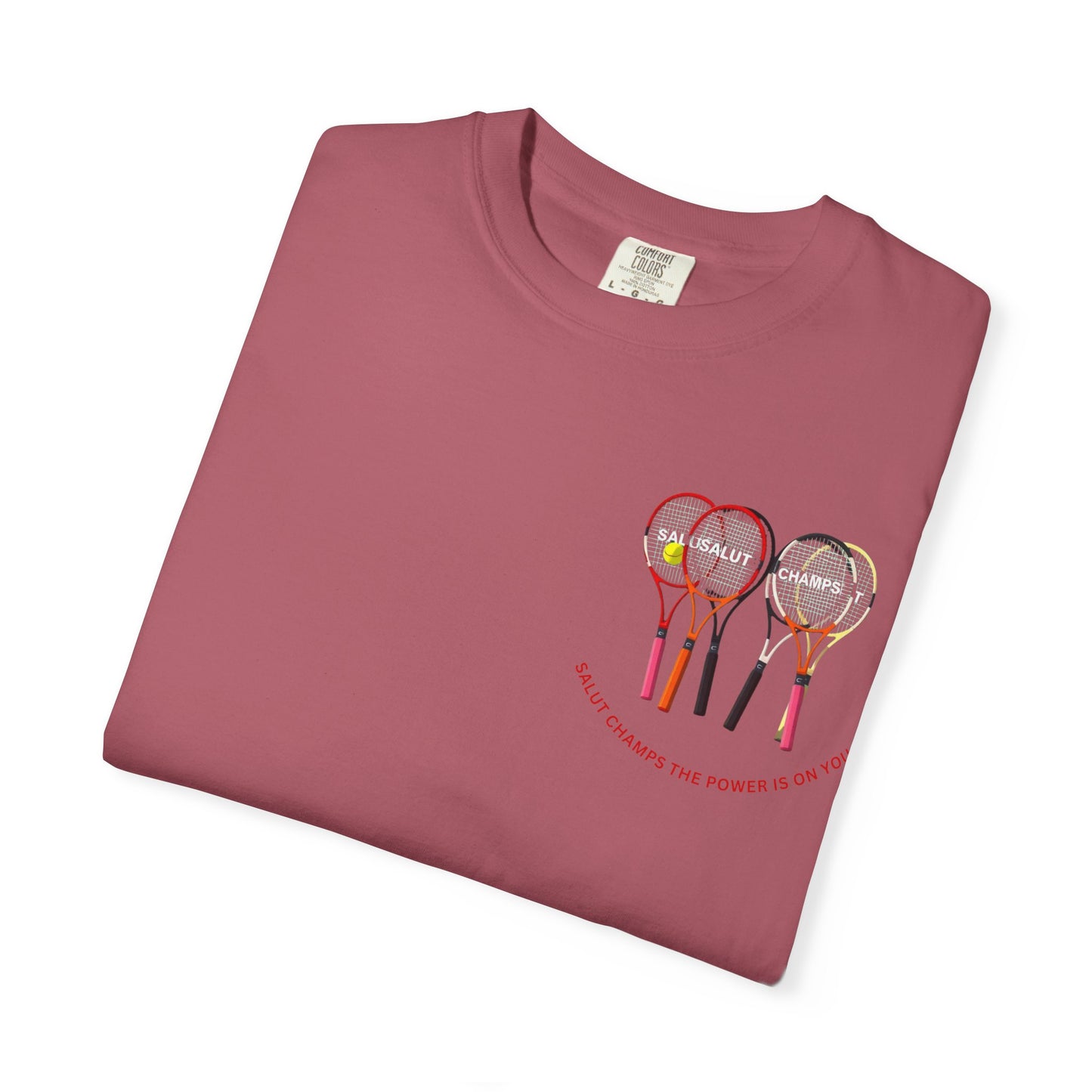 SALUT CHAMPS-ACE TENNIS TEE"