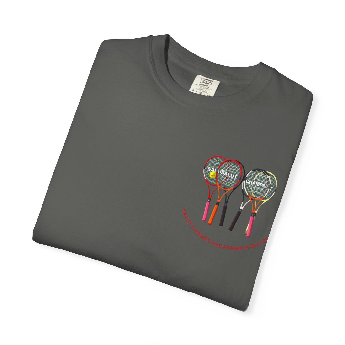 SALUT CHAMPS-ACE TENNIS TEE"