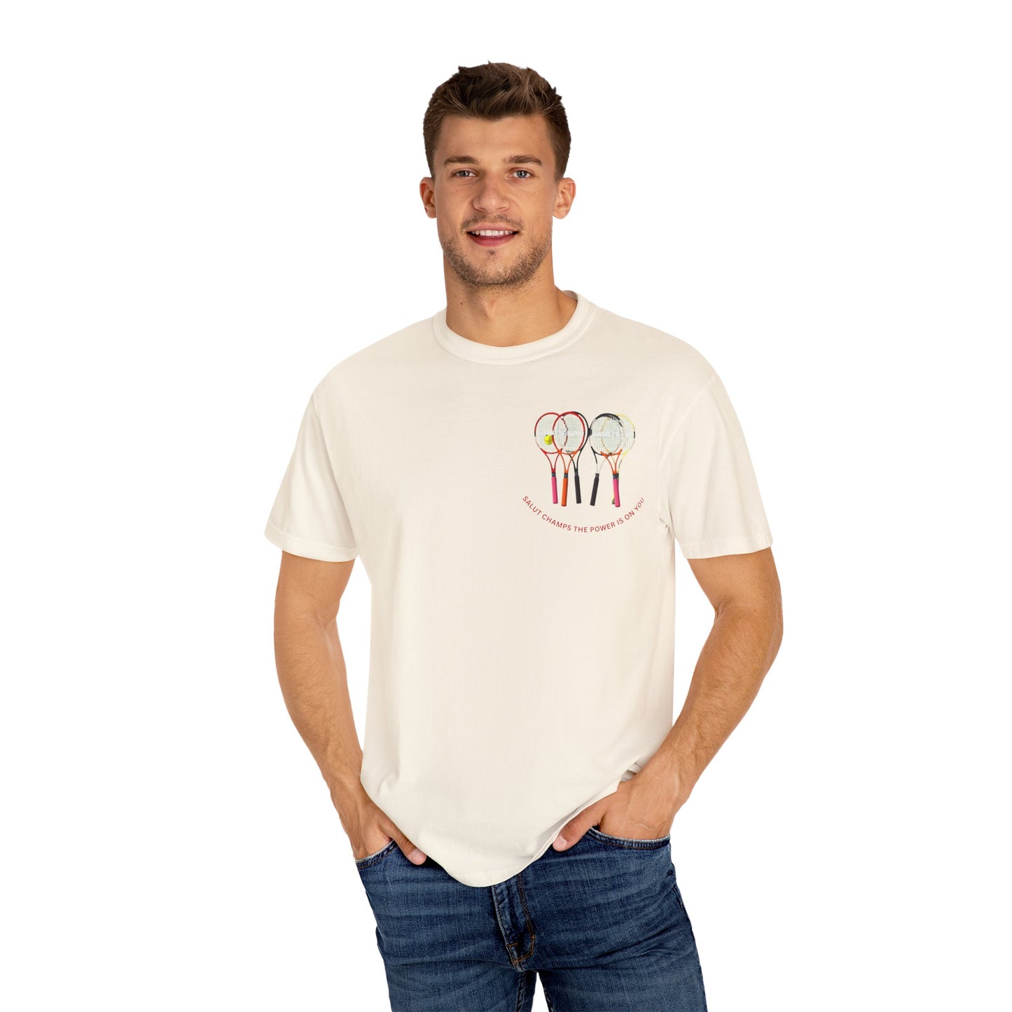 SALUT CHAMPS-ACE TENNIS TEE"