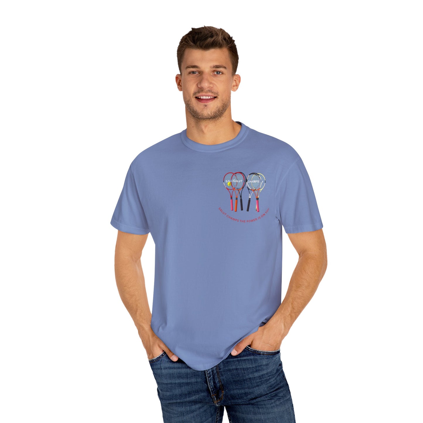 SALUT CHAMPS-ACE TENNIS TEE"