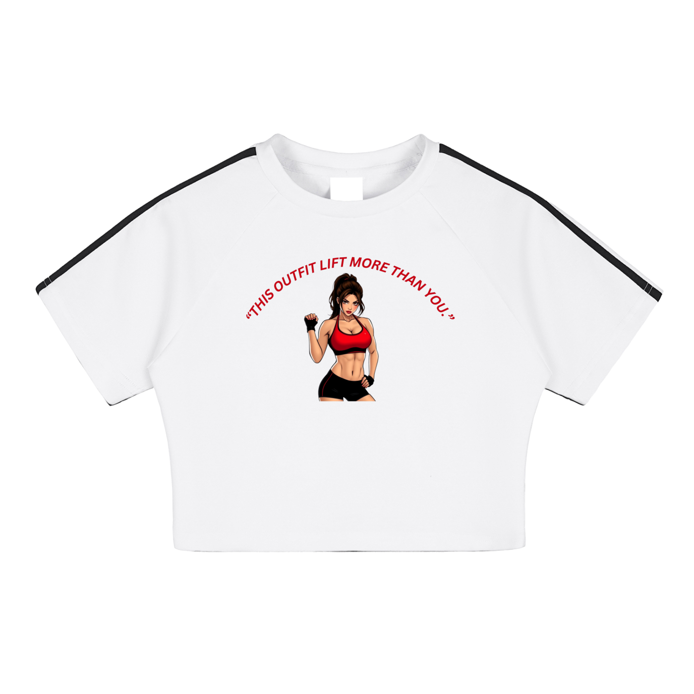 Taped Cooling Performance Crop Top
