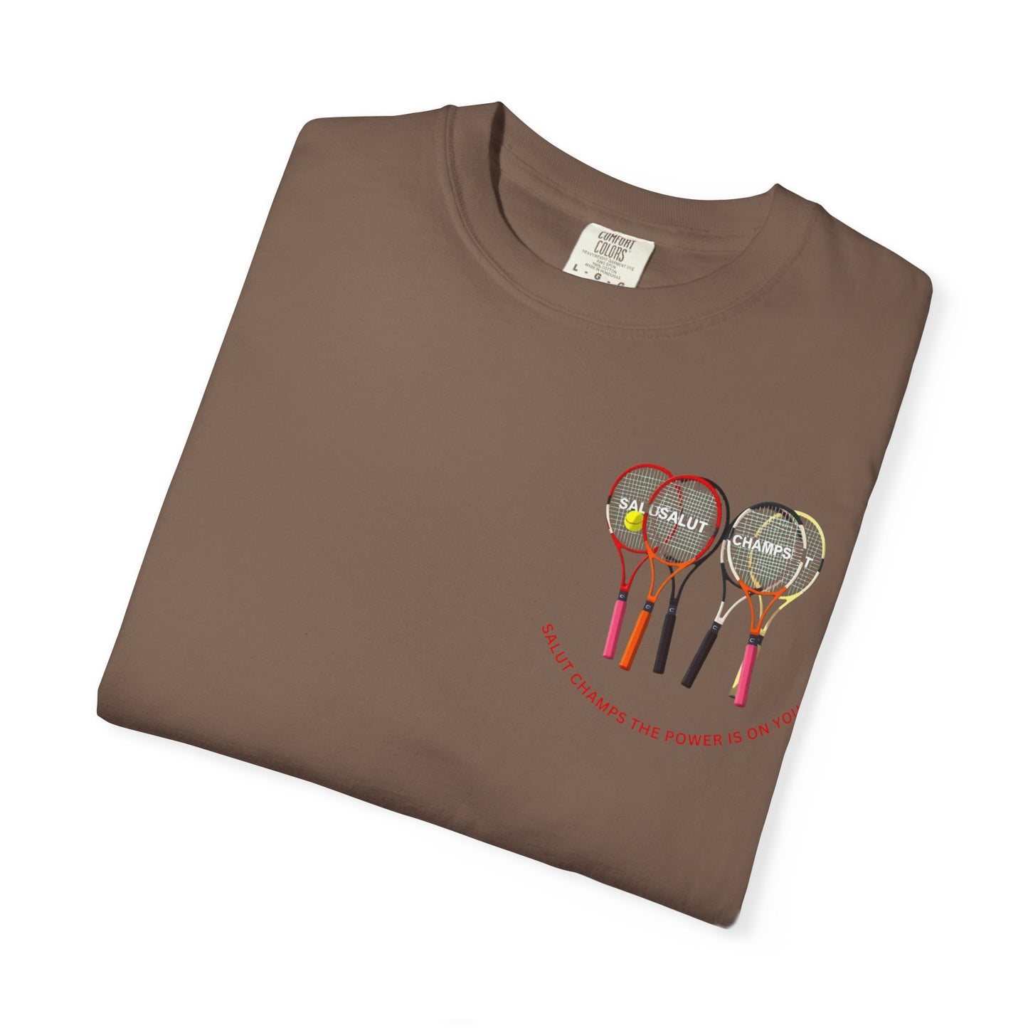 SALUT CHAMPS-ACE TENNIS TEE"
