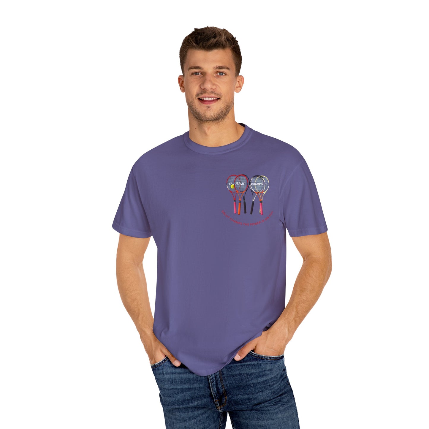 SALUT CHAMPS-ACE TENNIS TEE"