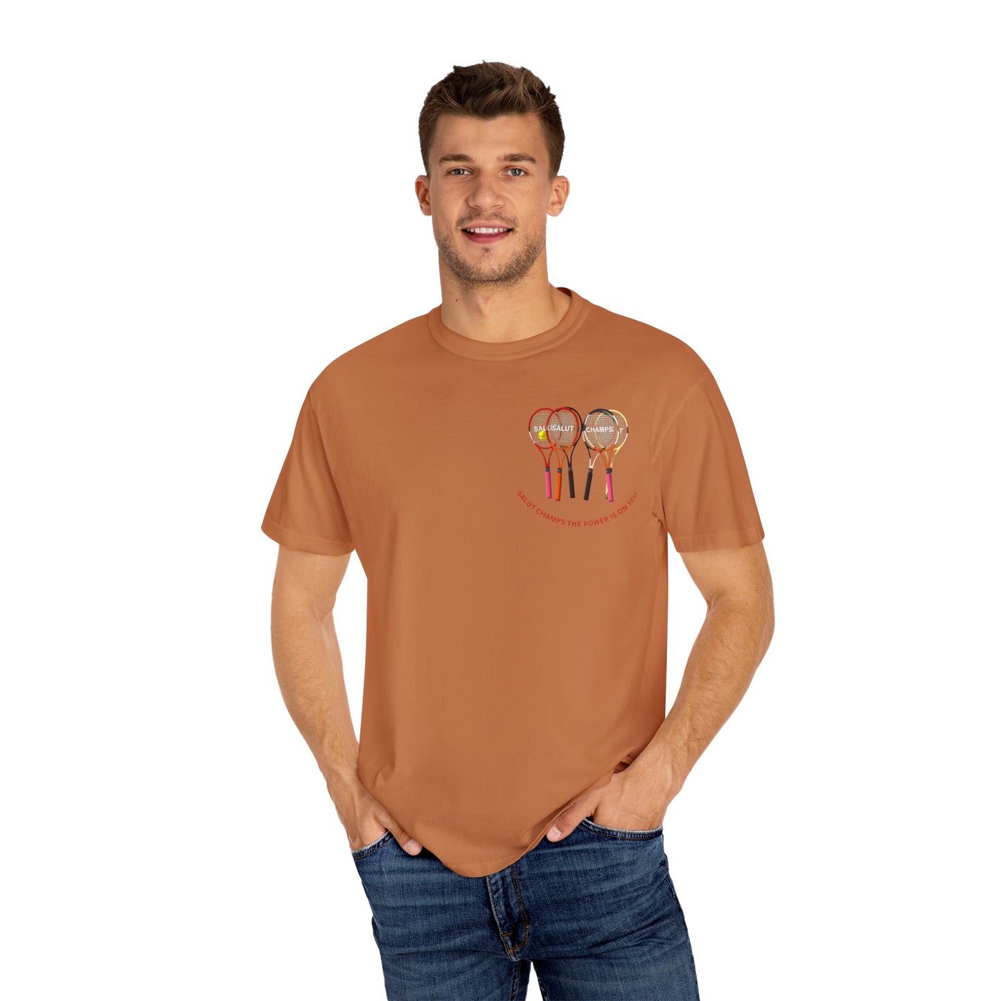 SALUT CHAMPS-ACE TENNIS TEE"