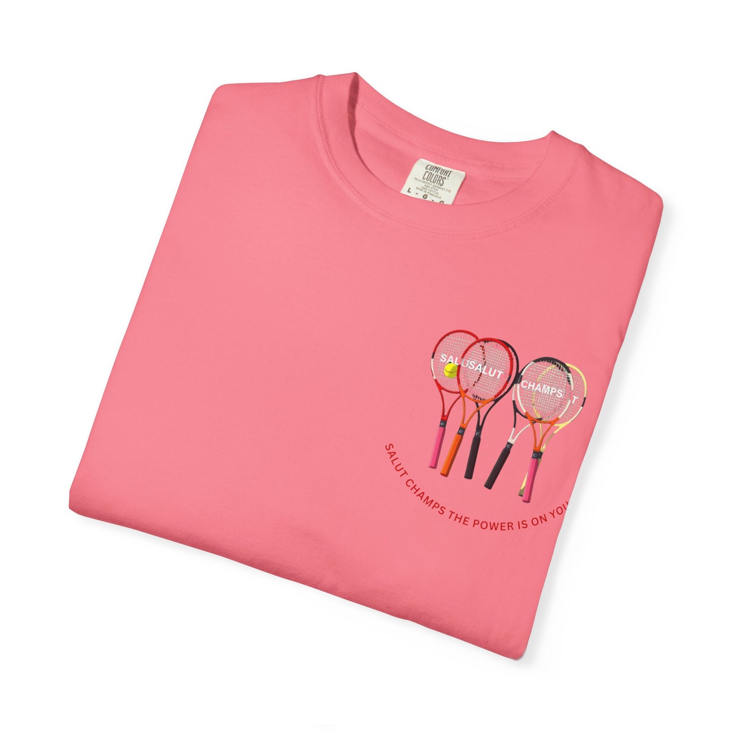 SALUT CHAMPS-ACE TENNIS TEE"