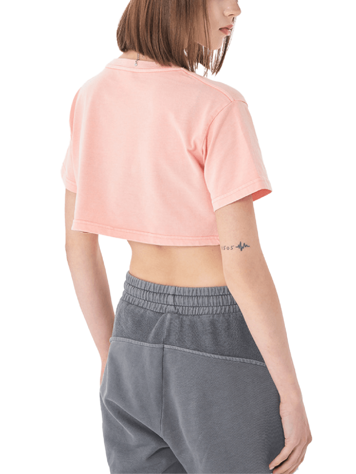 SALUT CHAMPS- CROP TEE
