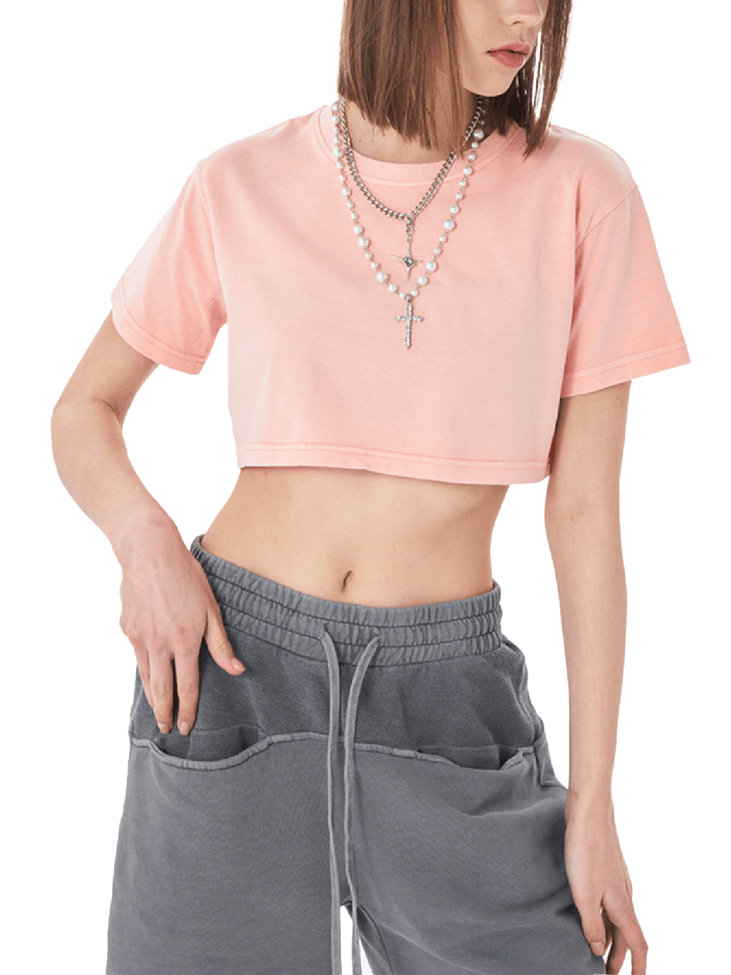 SALUT CHAMPS- CROP TEE