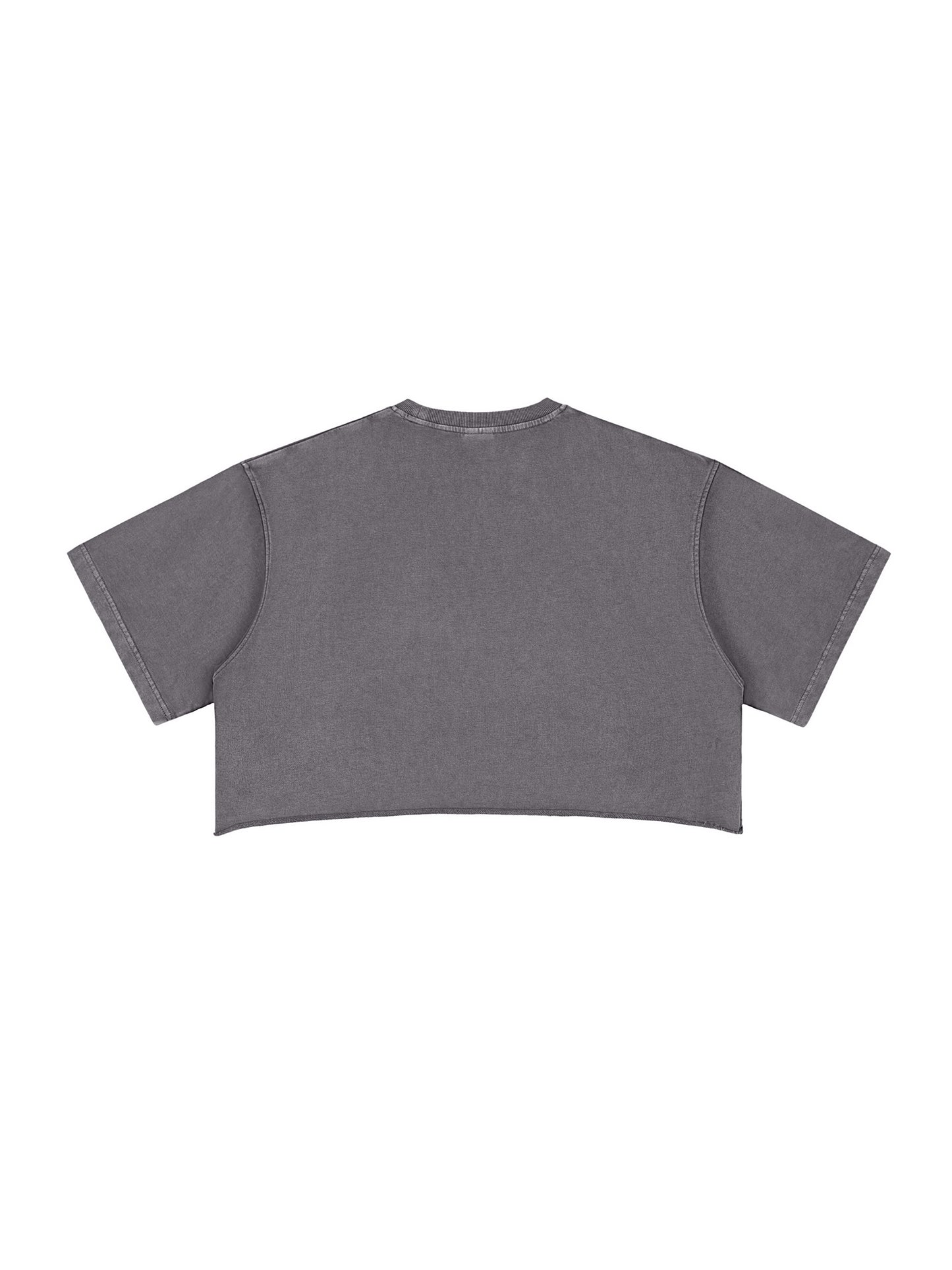 SALUT CHAMPS- "GLOVES UP CROP TEE"