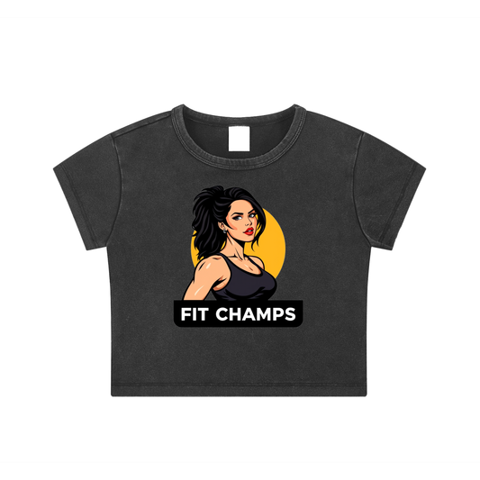 FIT CHAMPS- (Crop Top)