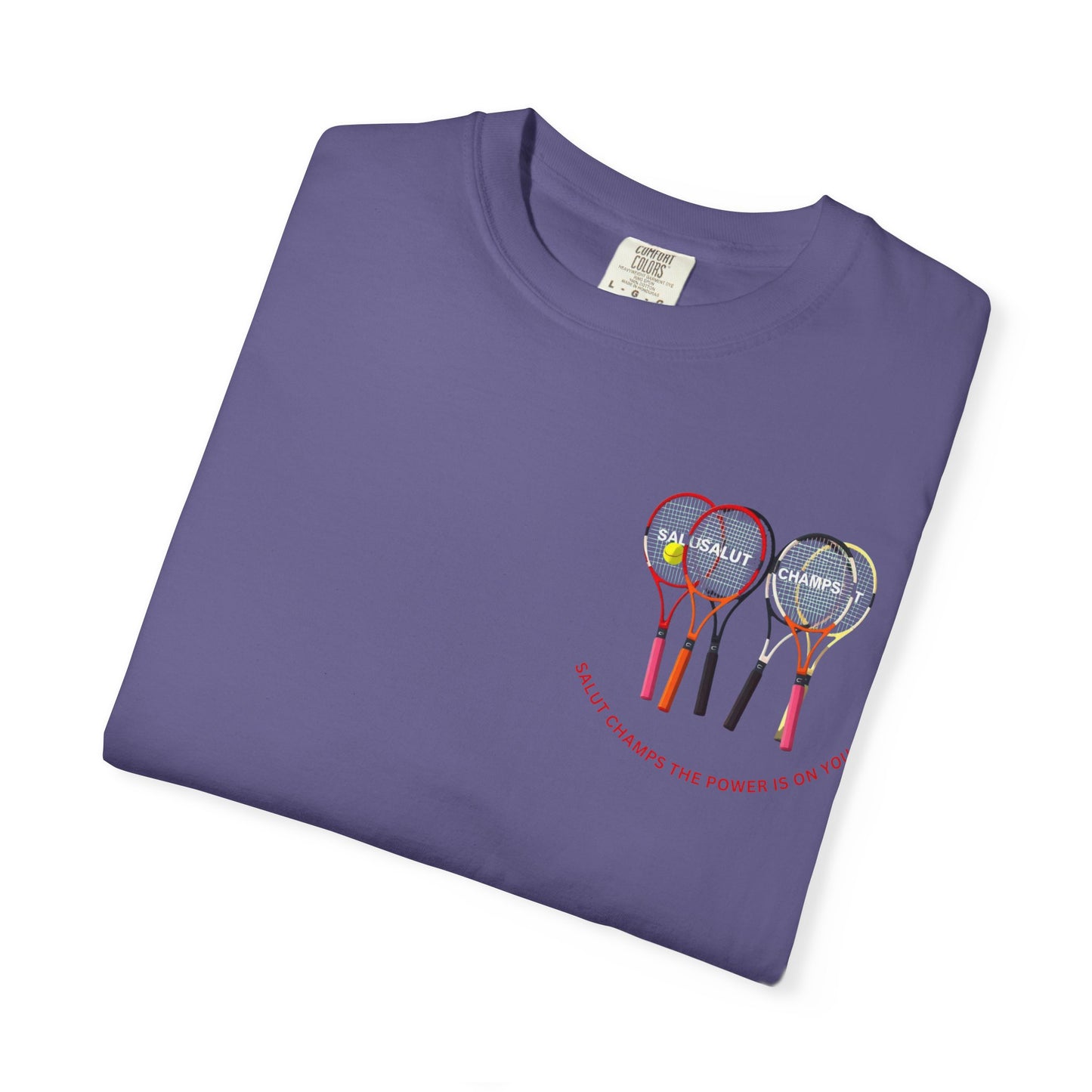 SALUT CHAMPS-ACE TENNIS TEE"