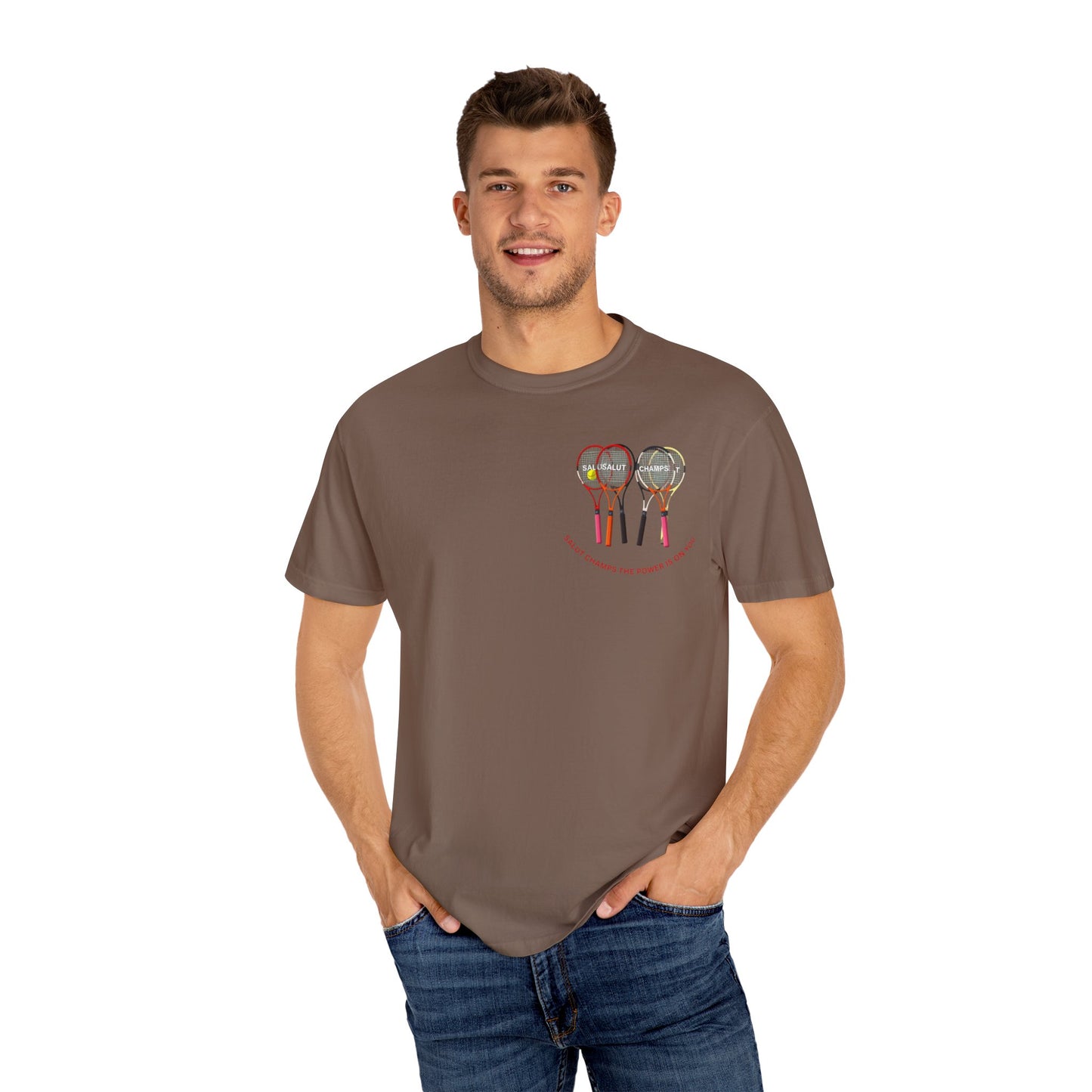 SALUT CHAMPS-ACE TENNIS TEE"