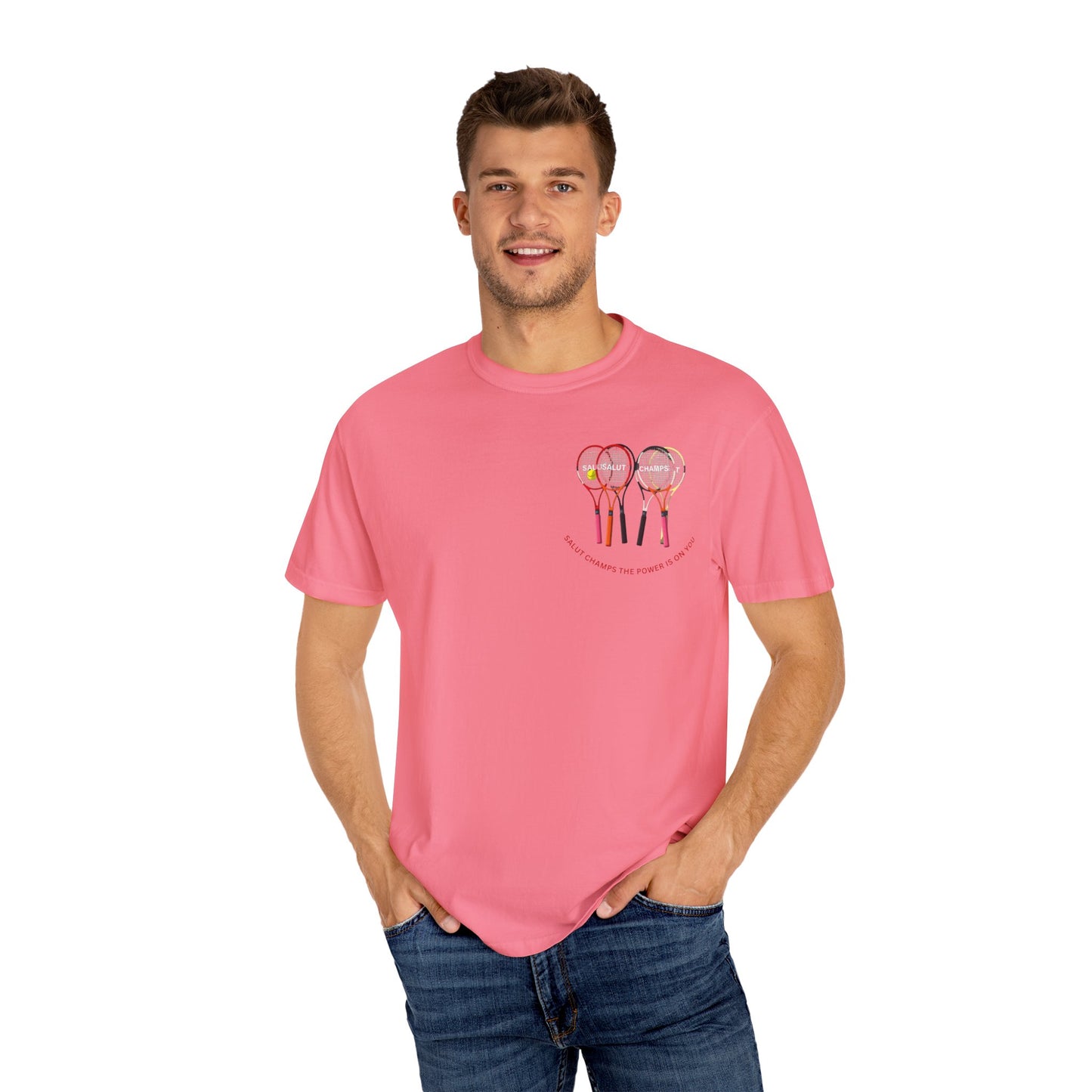 SALUT CHAMPS-ACE TENNIS TEE"